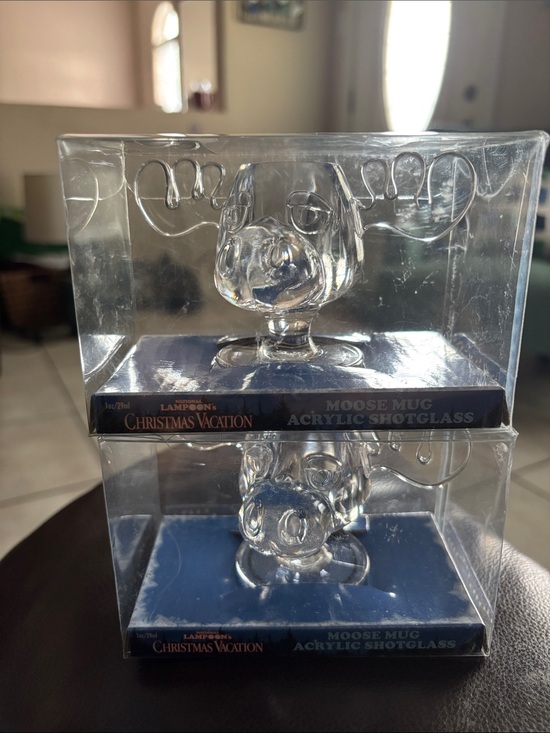 Warner Bros. Other - Original National Lampoon Clear Moose Mug Acrylic Shot Glass